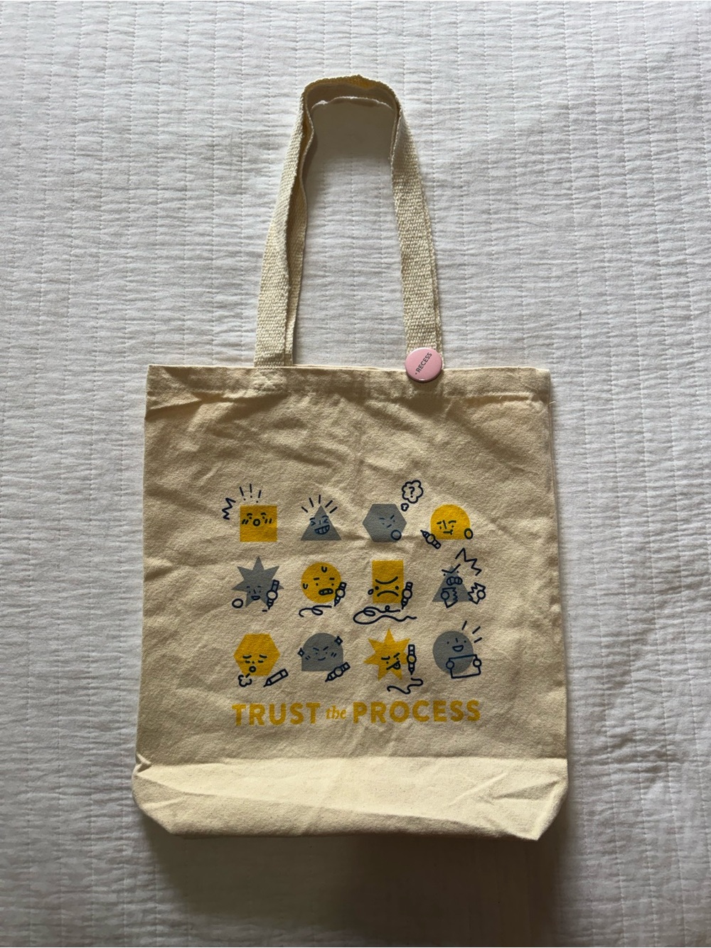 Recess: Trust the Process Tote Bag and Button